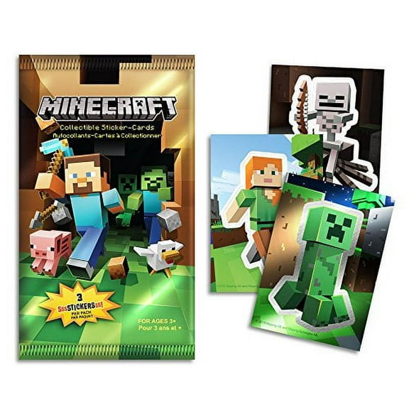 JINX Minecraft Foil Collectible Sticker Pack