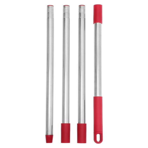 JINYUANN Stainless Steel Replacement Mop Pole and Broom Rod Set Compatible with Ocedar Mop Brush
