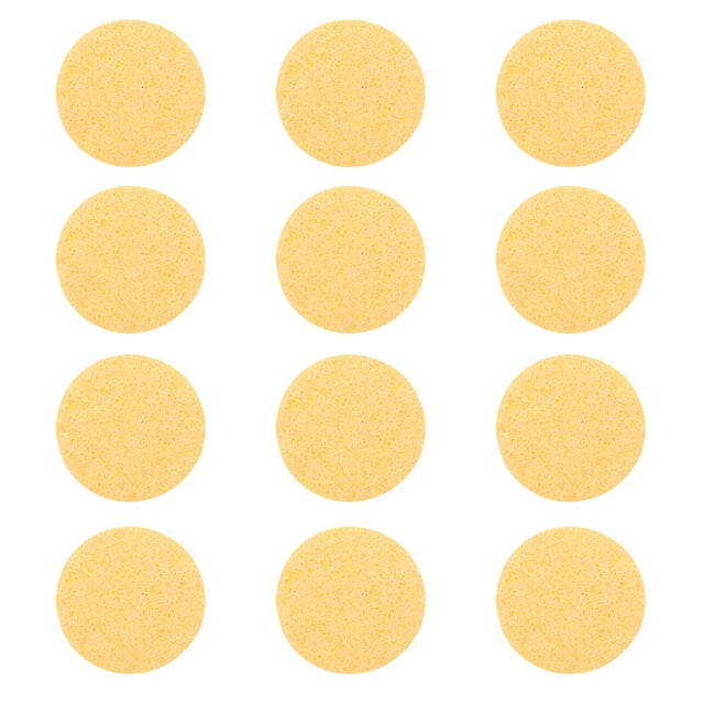 JINYUANN 12Pcs Hermit Crab Sponges Humidity Crab Sponges Crab Drinking Sponges Cleaning Sponges