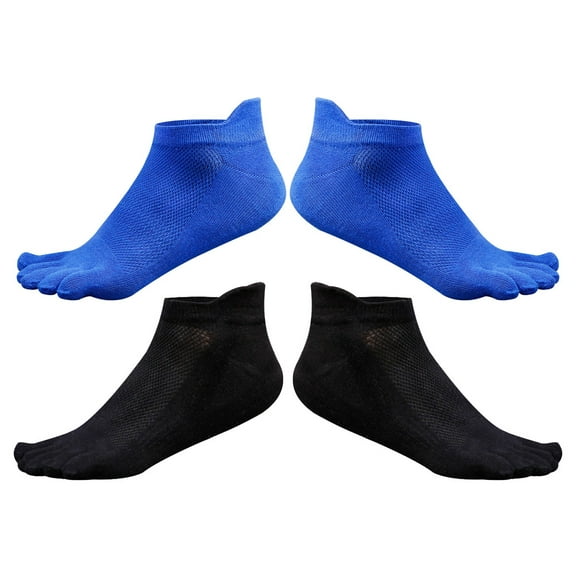 UPGRATOR Open Toe Socks Cotton for Men 2Pairs