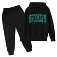 thumbnail image 1 of Jamsmile Toddler Boys Outfits Sets Autumn Winter Children Casual Letter Print Hoodies Pullovers + Sweatpants Sports Sets, 1 of 3