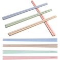 JINZHOUJZ 8 Pairs Reusable Chopsticks Dishwasher Safe ECOFriendly