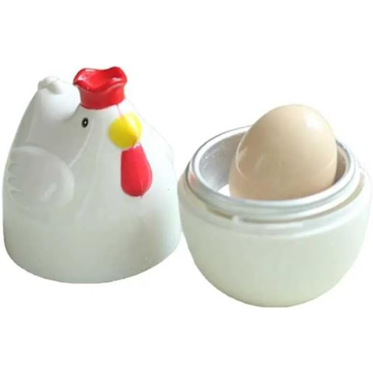 JINZHOUJZ Chicken Shaped Microwave Egg Boiler for Perfectly Cooked Eggs