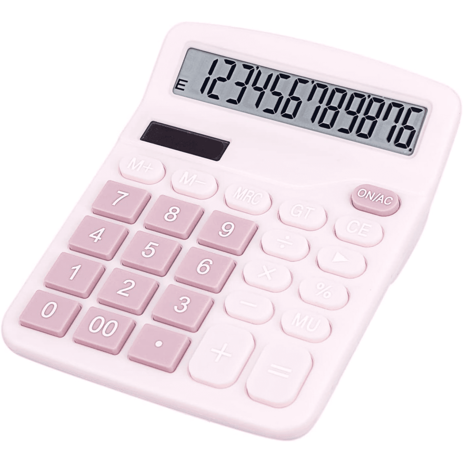 Small Pocket Calculator 8 Digit Display Office Handheld Calculator Dark Blue