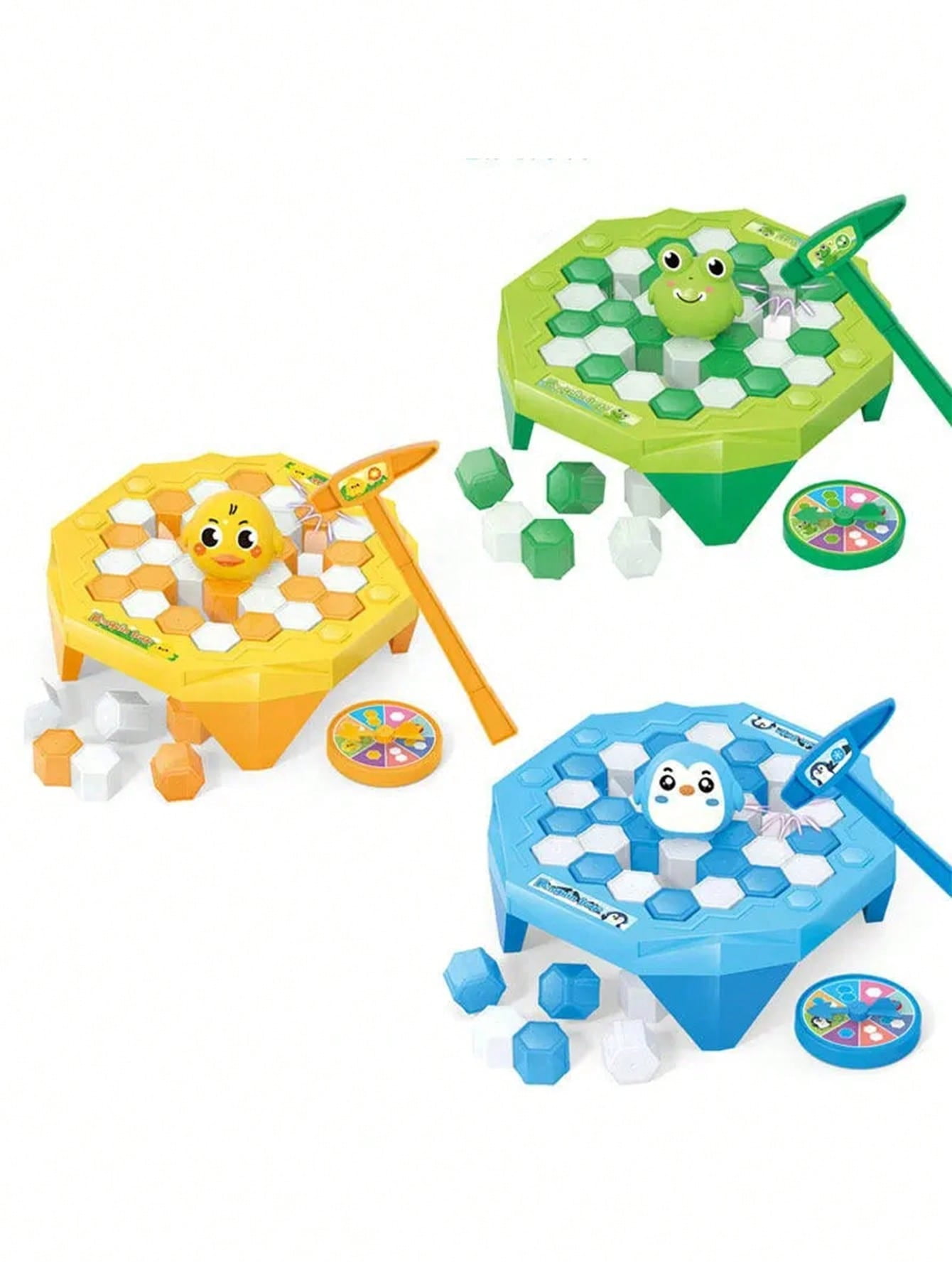 JINZHOUJZ Ice Breaking Penguin Frog And Duck Tabletop Game Interactive Toy For Fun Competition