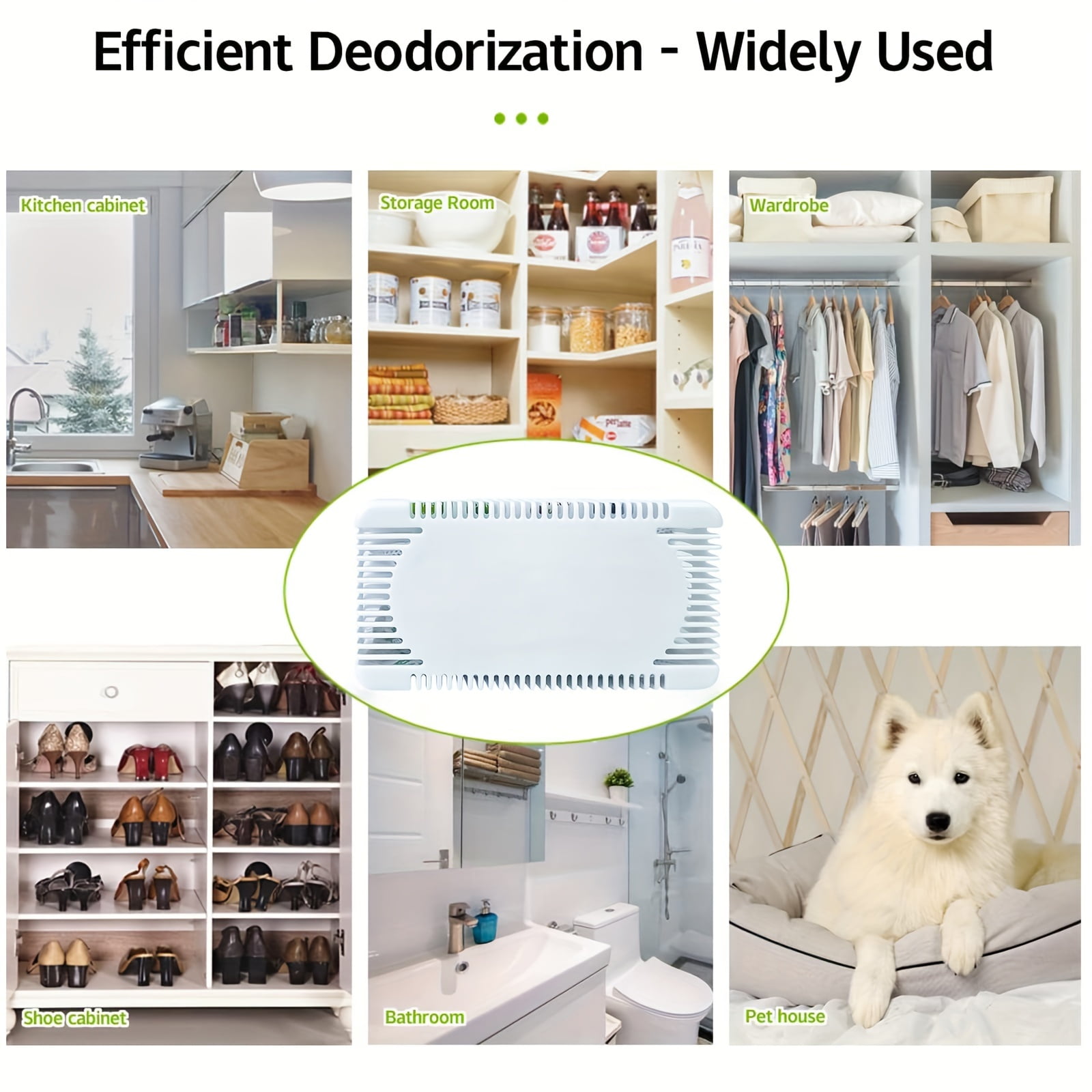 JINZHOULS 6Pack Charcoal Air Purifier Deodorizer Odor Eliminator for