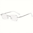 JINZHOUSHCH Stylish Ultralight and Comfortable Rimless Reading Glasses