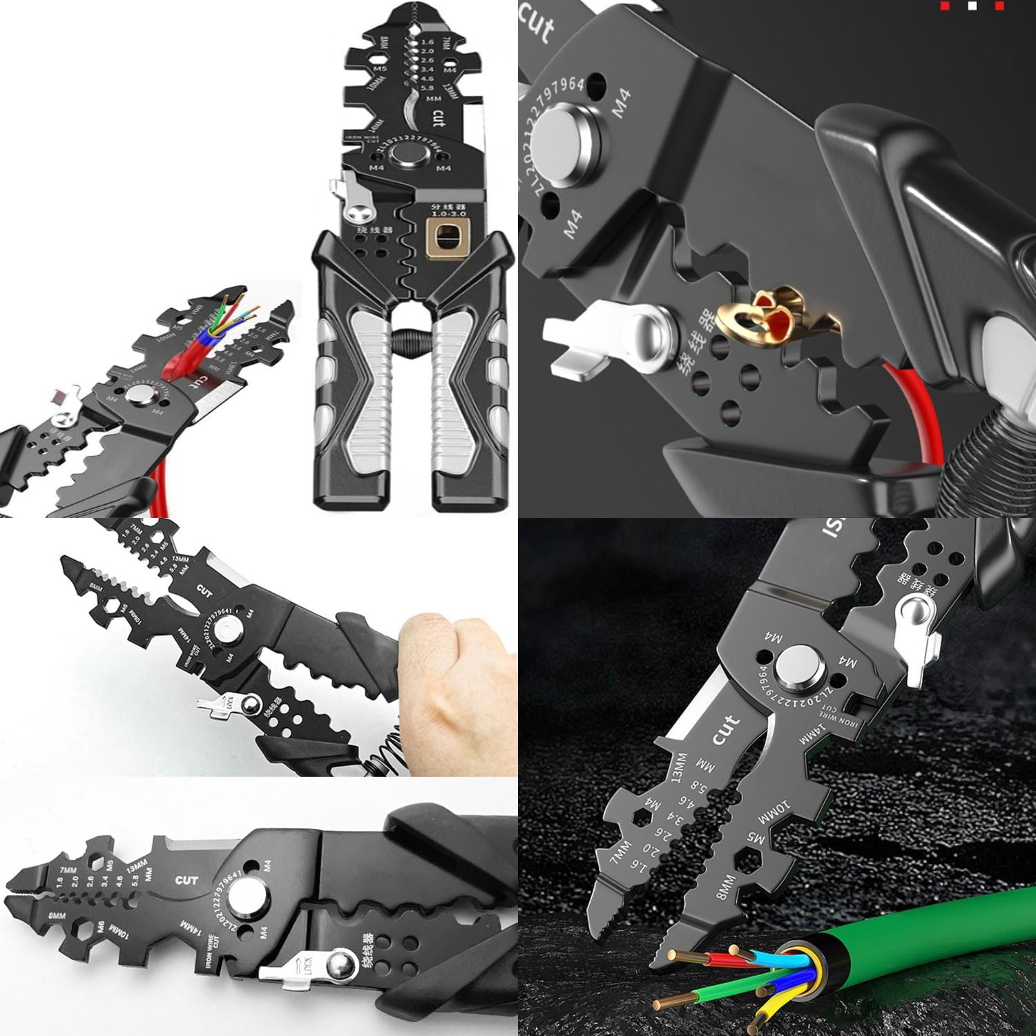 JINZHOUSHICHCAR Elevate Your Equipment Today with this Professional  Reliable  and Efficient Electricians Tool Set - Top-Notch Gear for Precision Work - Must-Have Kit for Contractors and