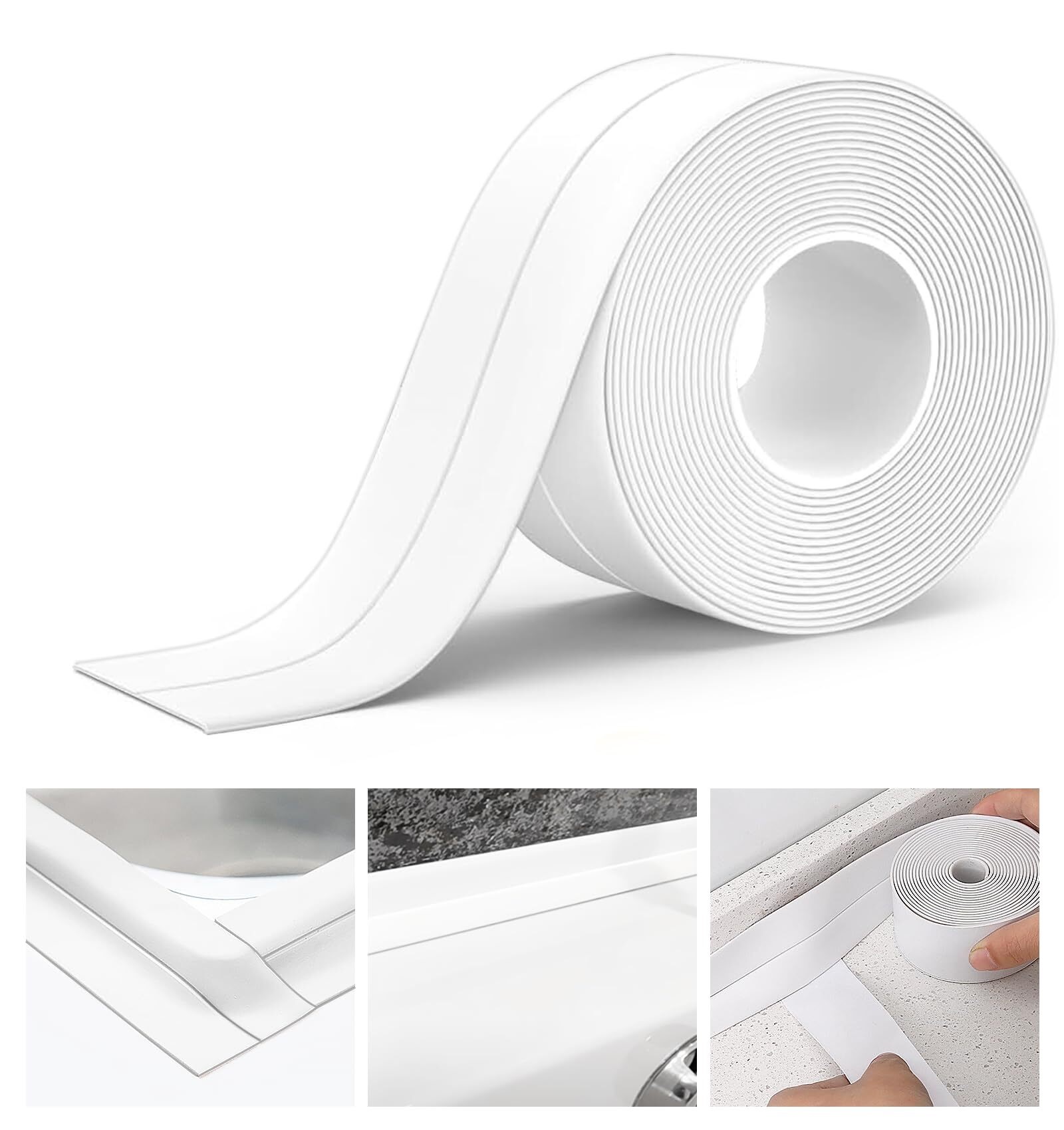 Photo inspiration: Jinpf Caulk Tape Waterproof Self Adhesive Toilet Caulking Tape Sealant Photo Inspiration