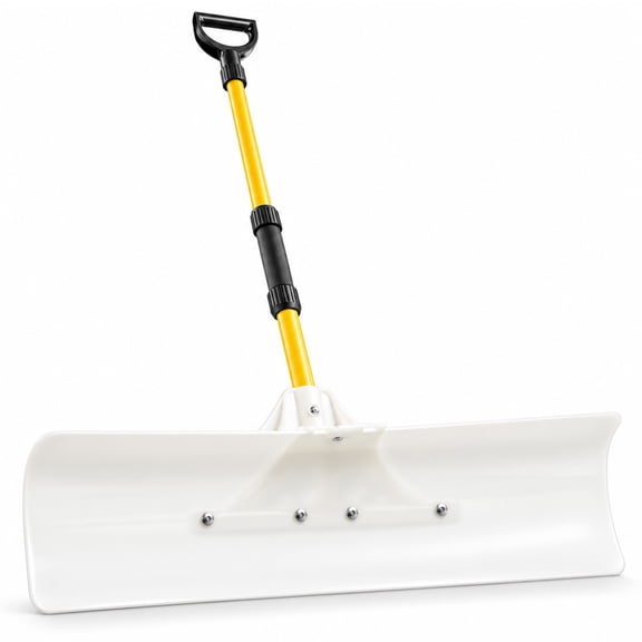 Multiple Blade Plows JIOABL 30 inch Snow Pusher, Reversible ABS Blade, Rust-Resistant Steel ...