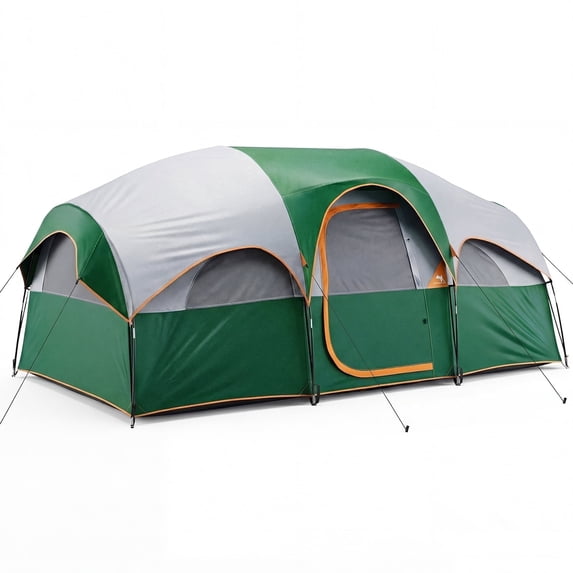 8 Person Camping Tent with Room Divider