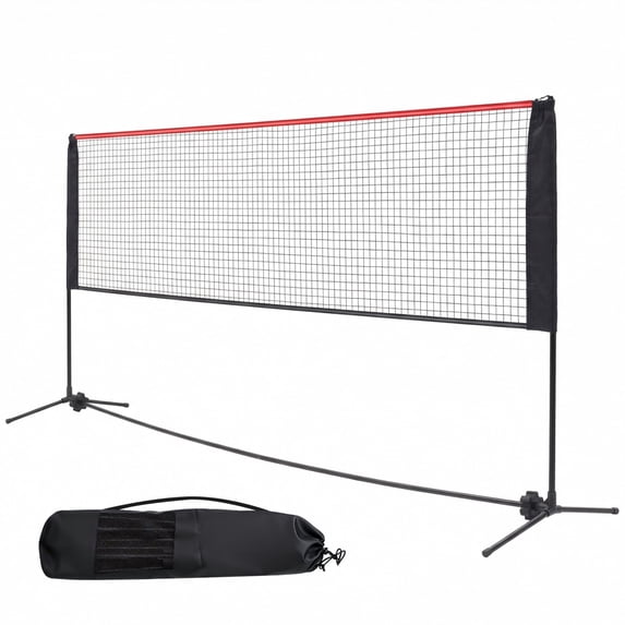 JIOABL Portable Badminton Net Set, 14FT Adjustable Height for Outdoor ...