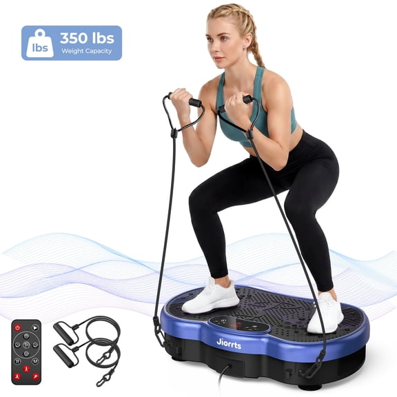 JIORRTS Vibration Plate Exercise Machine for Lymphatic Drainage Full Body Workout Fitness Platform Workout Equipment