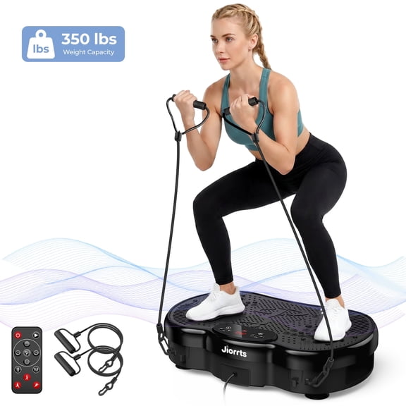 JIORRTS Vibration Plate Fitness Platform Exercise Machine Vibrating Shaking Full Body Shaker Workout Vibrate Stand Shake Board Sport