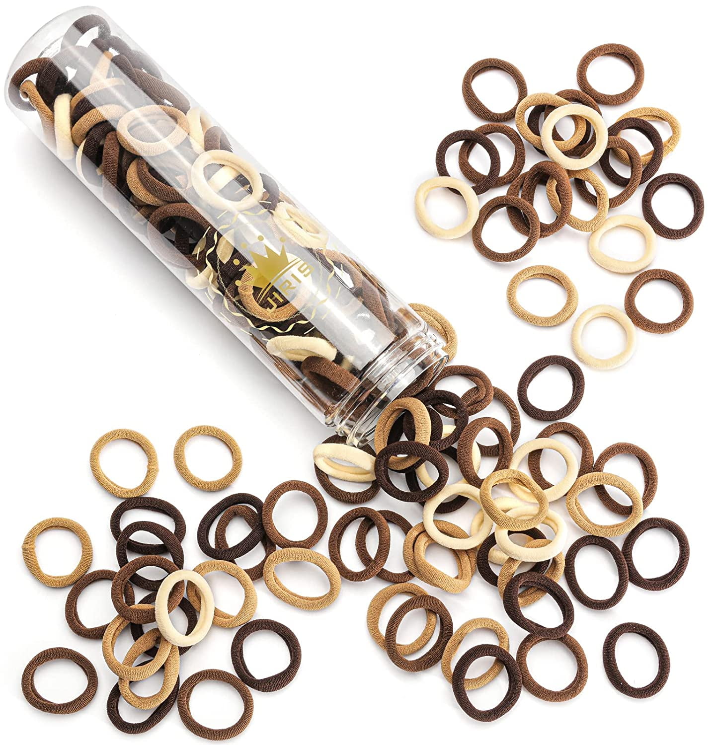 JIRIS 100 pcs No Break Hair Ties fitting Kit, and limited-time Starter ...