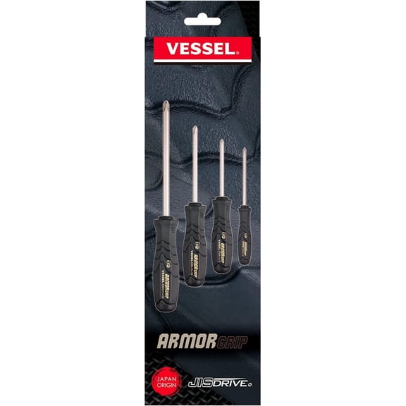 JIS Drive Screwdriver Set 4PC Chrome Vanadium Steel Precision Tools