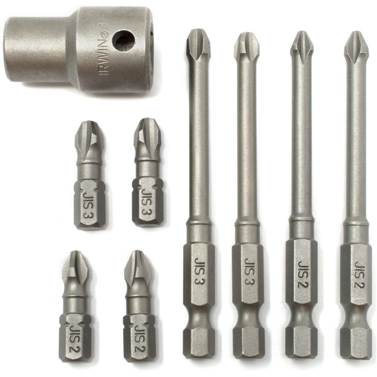 JIS (Japanese Industrial Standard) (8) Screwdriver Impact Bits