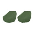 thumbnail image 1 of JISADER 2 Pieces Boat Seat Covers Dustproof Easy Installation Universal Oxford Cloth Green, 1 of 9
