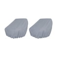 thumbnail image 1 of JISADER 2 Pieces Boat Seat Covers Waterproof Easy Installation Heavy Duty Protectors Gray, 1 of 9