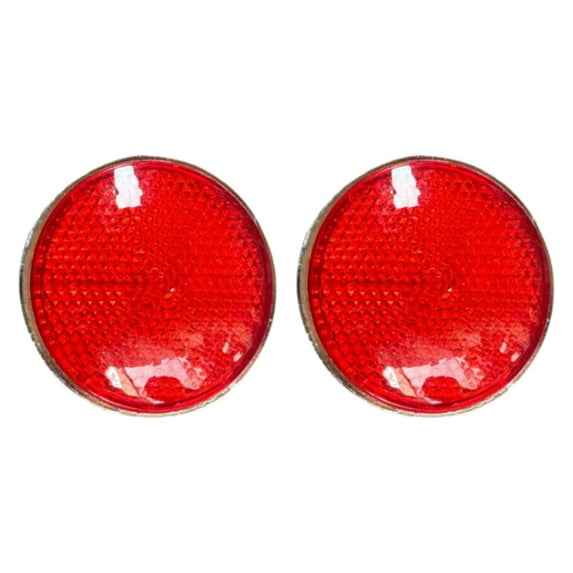 JISADER 2 Pieces Reflective Warning Reflectors Replace Easy Installation Accessories