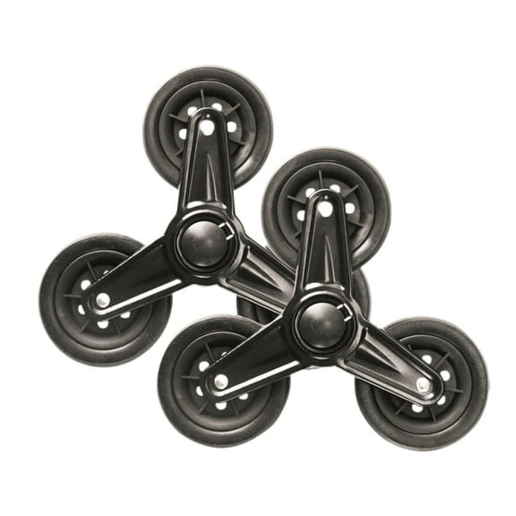 yotijay 2 Pieces Stair Climbing Wheels Replacement Accessories Convenient Cart Wheel