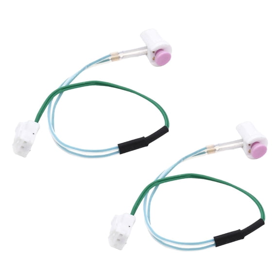 JISADER 2 Temperature Overheat Sensors Air Heater Cars Square Connector