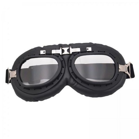 JISADER 3xMotorcycle Goggles Fit for Touring Racer Clear