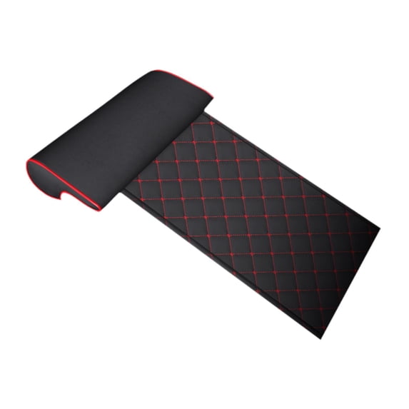 JISADER Car Seat Extender Cushion Leg Rest Extended Cushion for Driver Seat Bus Black Red