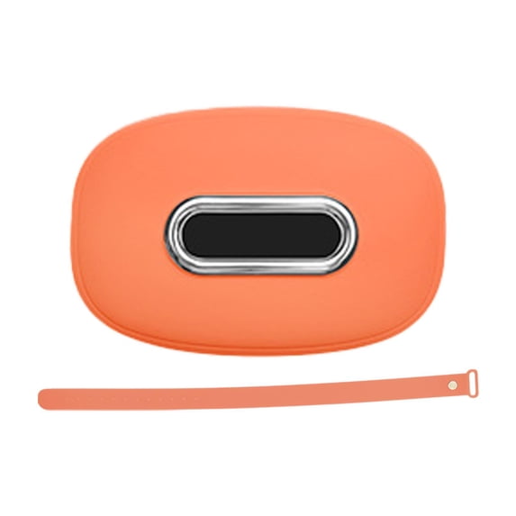 JISADER Car Tissue Holder Easy to Install Car Interior Accessory Backseat Tissue Box Orange