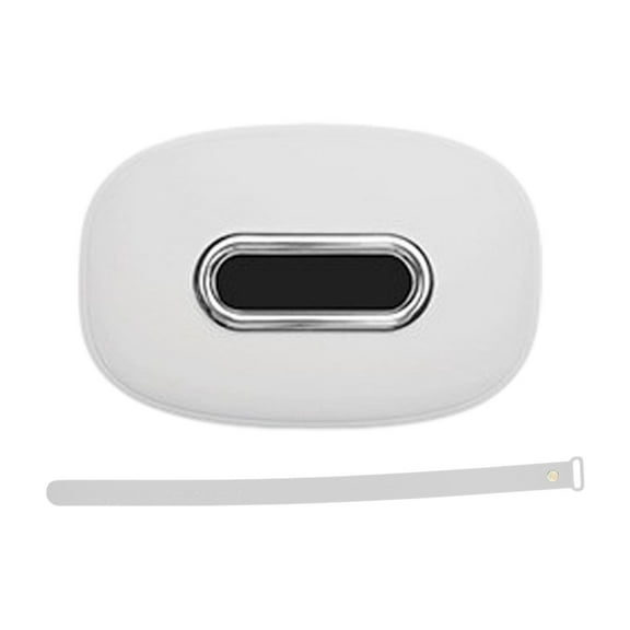 JISADER Car Tissue Holder Easy to Install Car Interior Accessory Backseat Tissue Box White