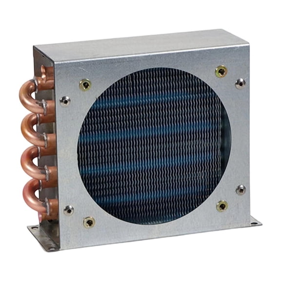 JISADER Condenser for Refrigerator Compact with Shell for Industrial DIY Compressors 2x5x120