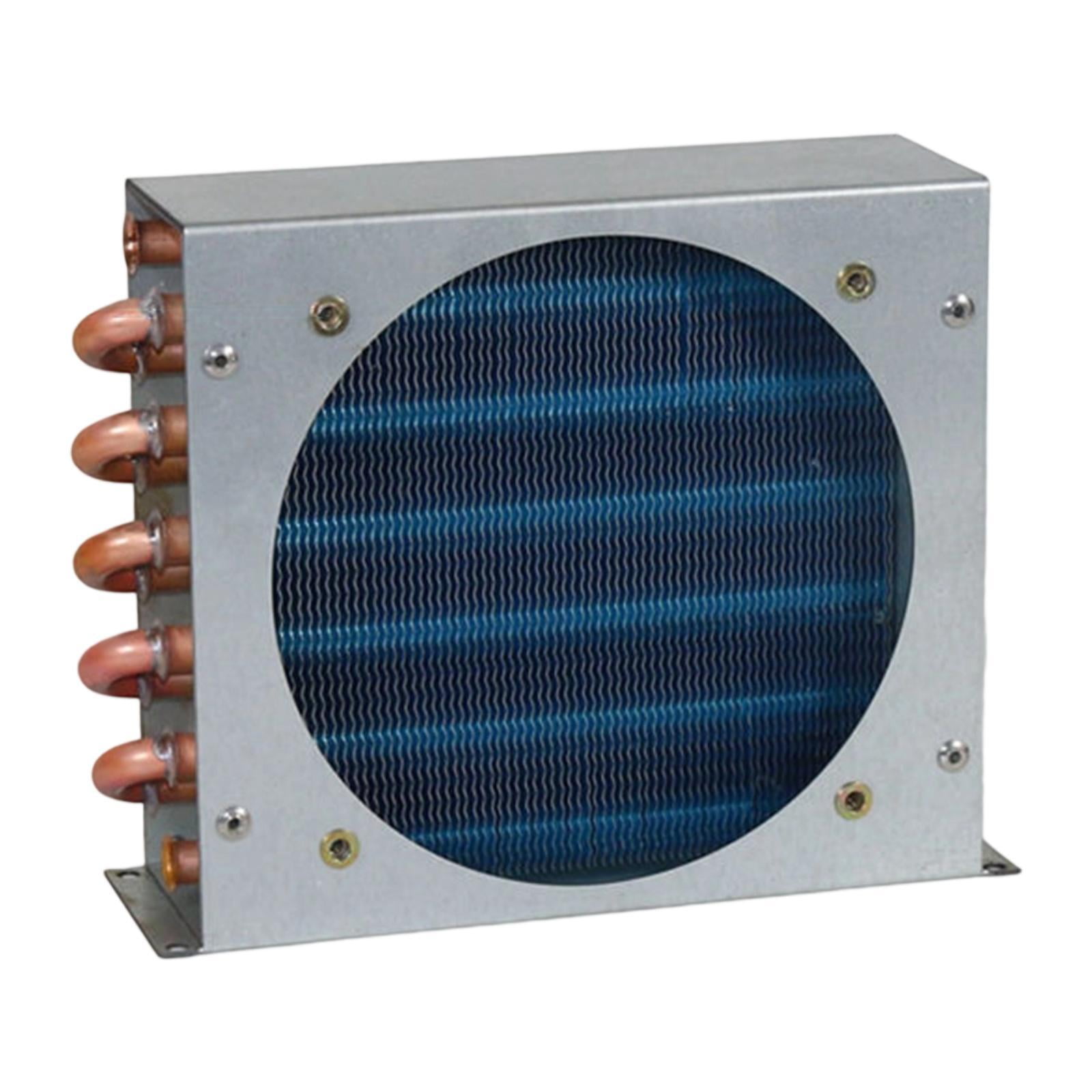 JISADER Condenser for Refrigerator Compact with Shell for Industrial DIY Compressors 2x6x155 1