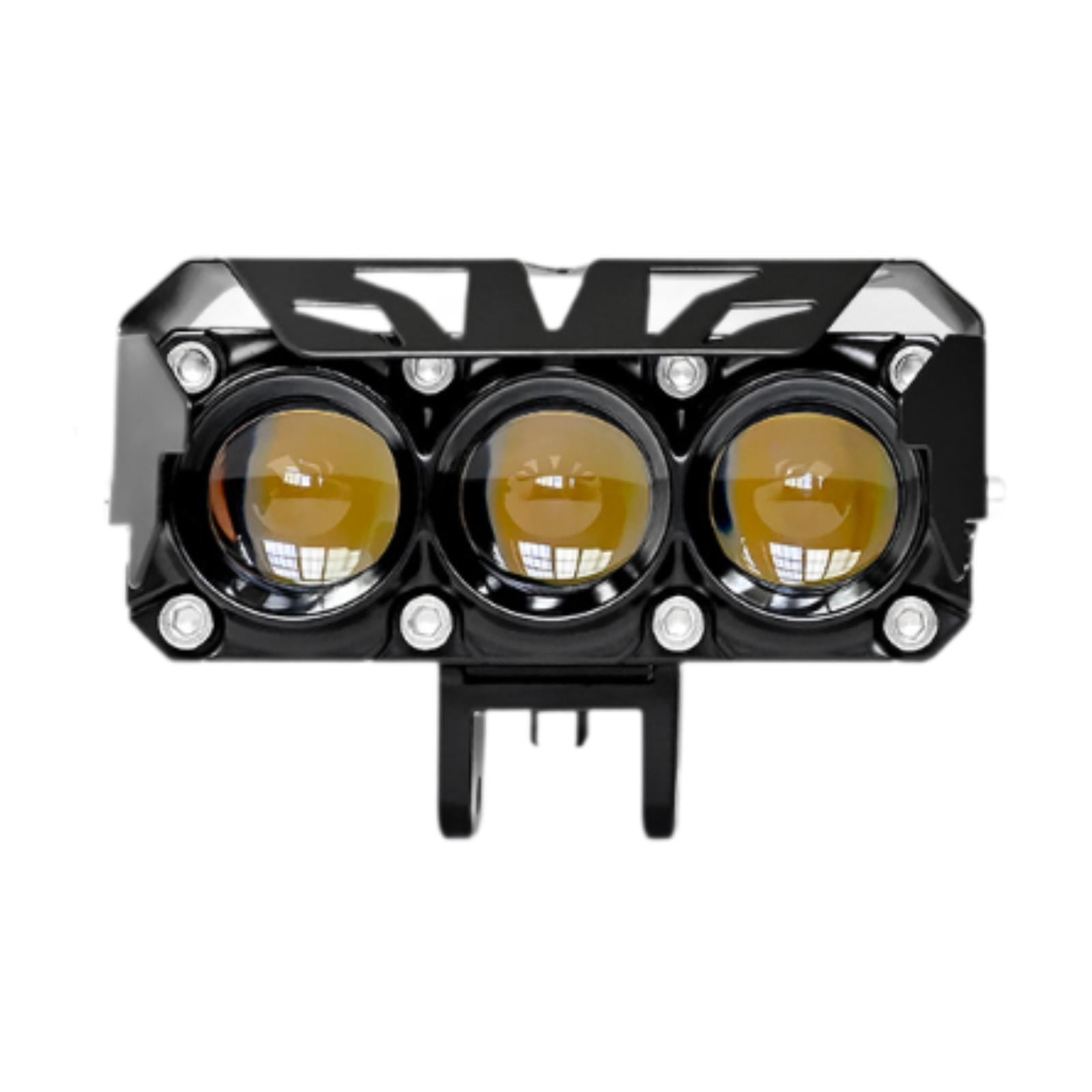 JISADER Generic LED Motorcycle Driving Light 6000K/3000K Easy Installation Fog Light