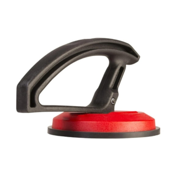 JISADER Glass Suction Cup Comfortable Grip Sturdy Tile Lifter for Window Floor Metal Black