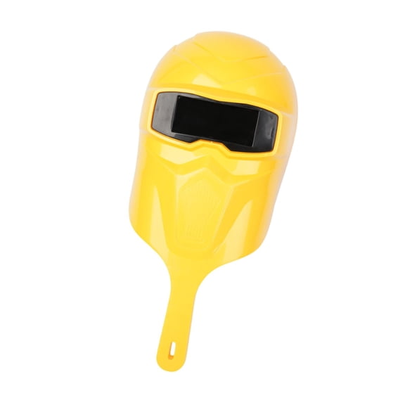 JISADER Handheld Welding Helmet,Eye Protection Comfortable with Eyeglass Face Welder for , Welding,Home,Labor Yellow