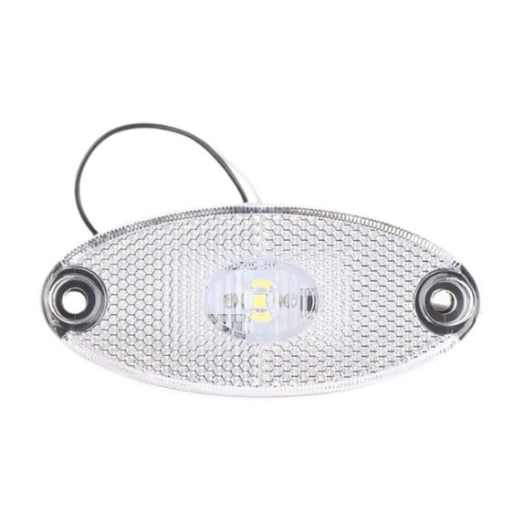 JISADER LED Side Marker Light Attachment Indicator Lamp for Trailer Rvs Caravan White