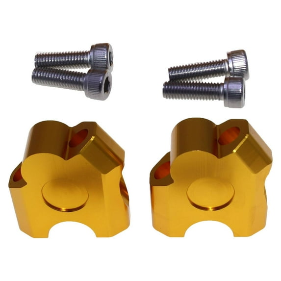 JISADER Motor Handlebar Riser Convenient Installation High Performance Raise Adapter Gold