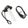 thumbnail image 1 of JISADER Motorcycle Twist Throttle Grip with Cable, Twist Throttle Handle Grip Spare Part, Motorbike Accessories Black, 1 of 9