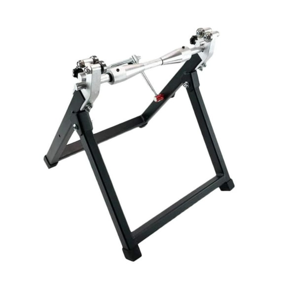 JISADER Motorcycle Wheel Balancer Accessories Stable Foldable Sturdy Alignment Stand Silver