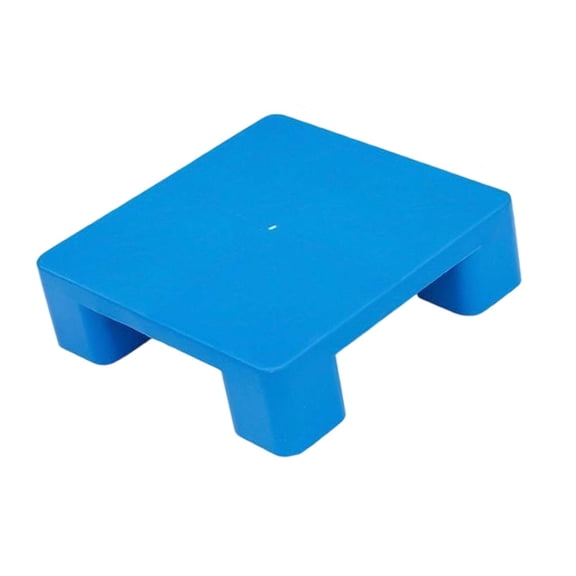 JISADER Plastic Pallet Lightweight Basement Pallet for Outdoor Cargo Storage Kitchen Blue