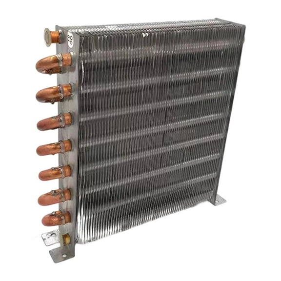 JISADER Refrigerator Condenser Compact Industrial Compressors Aluminum Fin Condenser 250x210mm