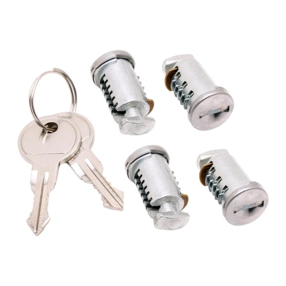JISADER Roof Bar Rack Barrel Security Locks Crossbar Locks for Car Vehicle Auto 4 Lock Cores