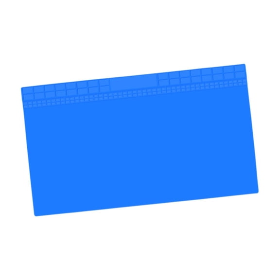 JISADER Silicone Soldering Pad Easy to Clean Soldering Mat for Laptops Phone Cameras Blue