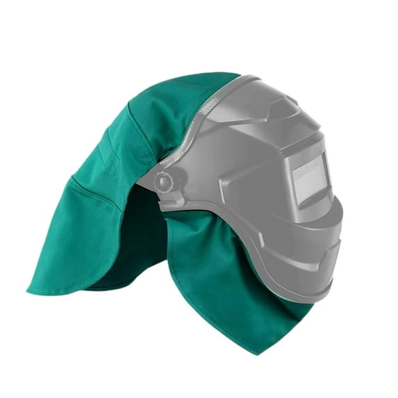JISADER Welding Helmet Cover and Helmet Bib Set Equipment Neck Protector Accessories Green