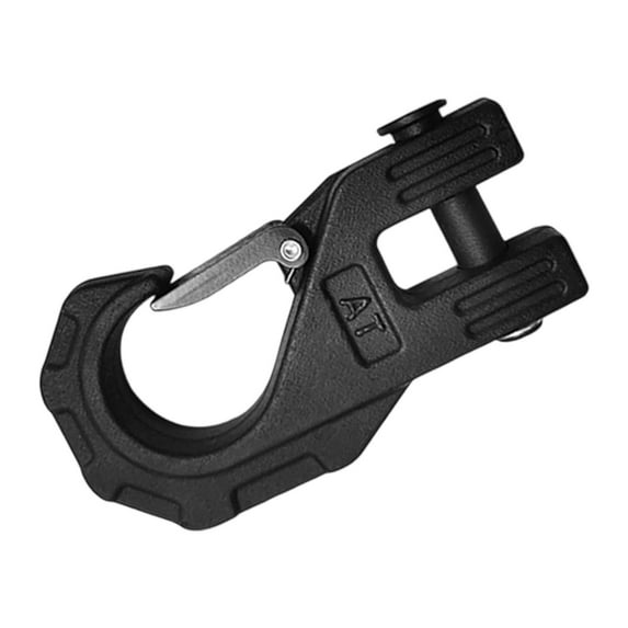 JISADER Winch Hook Auto Repair Accessory Drag Hooks Connector for Truck ATV SUV Black