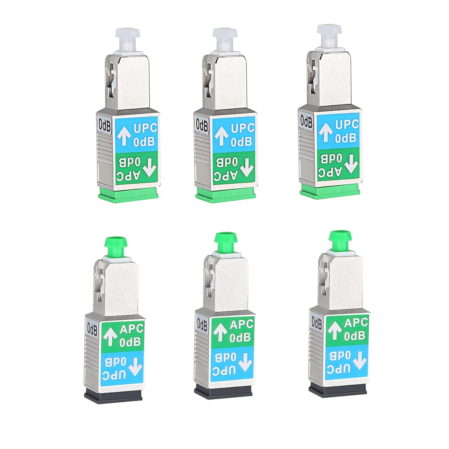 JISBEIFHA 3PC SC/UPC Male to SC/APC Female & 3PC SC/APC Male to SC/UPC ...