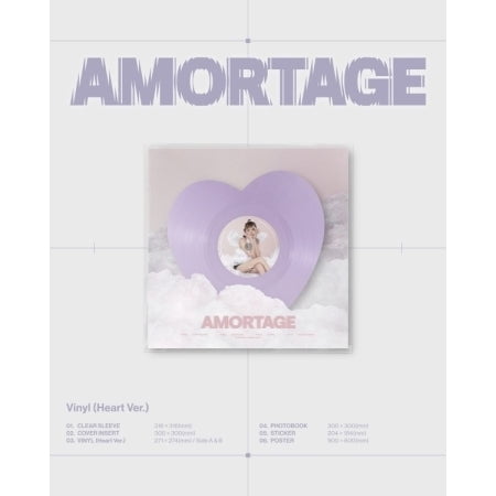 jisoo amortage vinyl Heart ver. 新品未開封品 JISOO - [AMORTAGE] Mini Album Vinyl HEART Version - Walmart.com