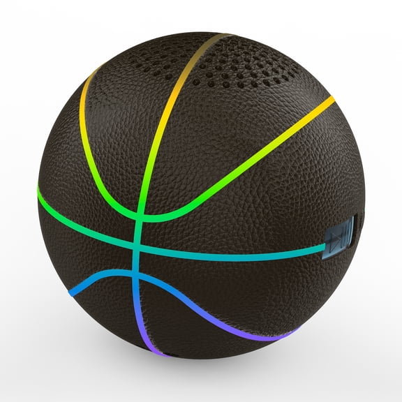 JISPOORT LuminoBeat Pro LED Lighting Bluetooth Portable Speaker, Matte Black