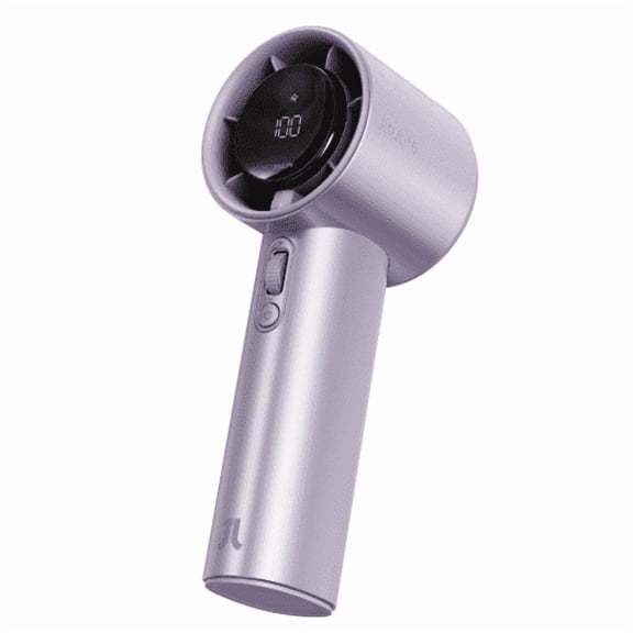 JISULIFE 2026 Portable Fan Pro1S, 40Hrs Max Cooling Personal Handheld Fan with LED Display,Metal Shell,9700RPM Powerful,5000mAh battery,Travel Essentials Gifts for Women, Men-Purple
