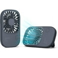 thumbnail image 1 of JISULIFE Mini Handheld Fan with Stand, Portable USB Rechargeable, 3 Speeds, Compact Design for Office, Outdoor Travel, 1 of 8